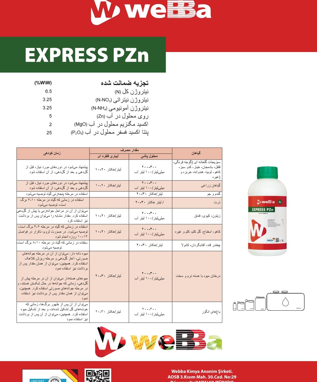 کود EXPRESS PZn برای بهینه‌سازی گلدهی و رشد گیاهان